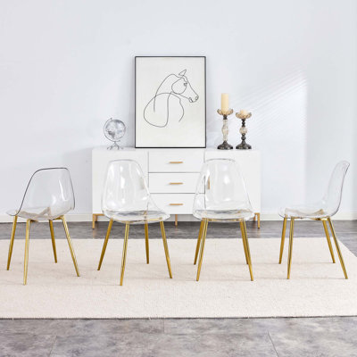 Chaise de salle à manger, ensemble en plastique
