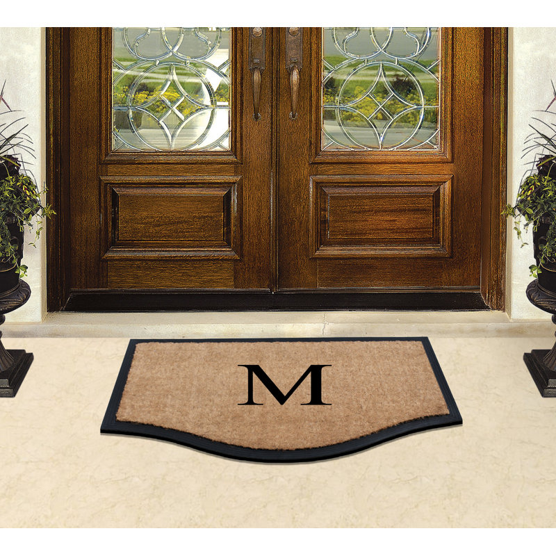 Tapis de porte d'extérieur antidérapant Garfinkel 24 po x 38 po, M
