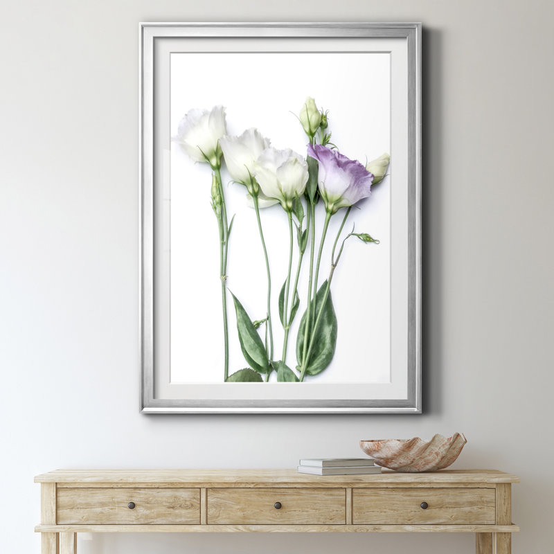 Moderne Jardin I - reproduction de cadre photo sur papier, H 30,5 po x l 42,5 po x P 1,5 po, Cadre argenté