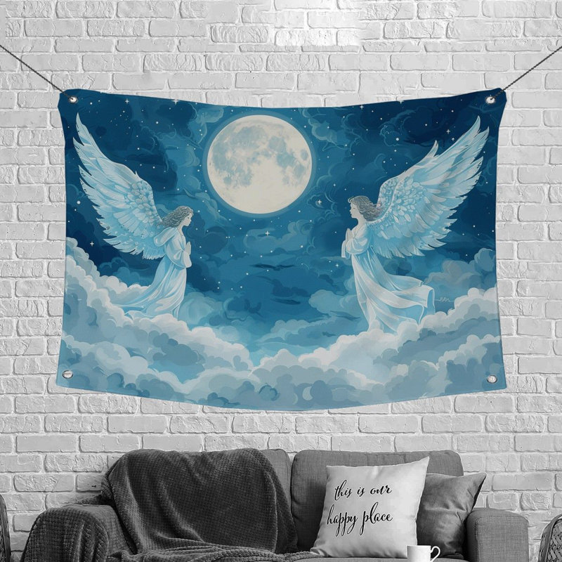 Microfiber Fabric Tapestry, 68" H x 80" W
