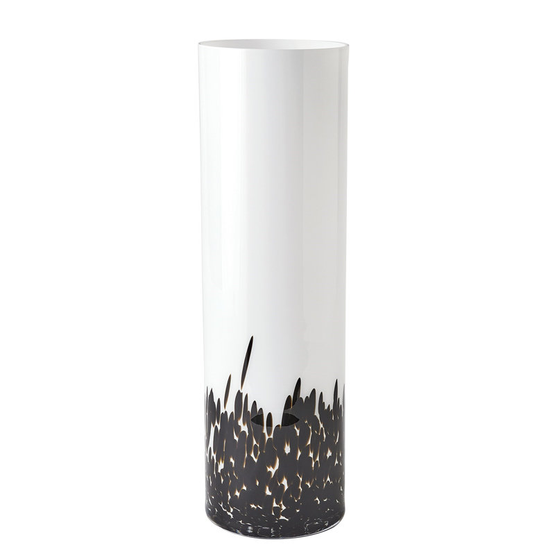 Confetti Handmade Glass Table Vase, 23.75" H x 7.25" W x 7.25" D