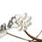 Corbel 6-Light  Dimmable Modern Chandelier with Ceramic Flower Art Linear, for Dining Room