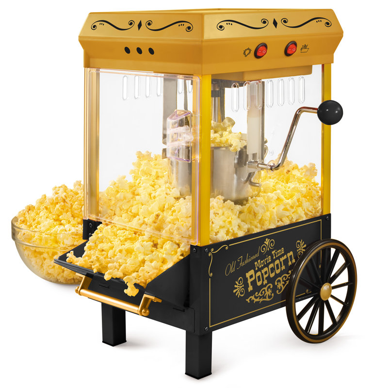 Nostalgia 2.5 oz Kettle Popcorn Machine with Cart
