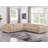 Luxurious Genuine Leather 5-Piece Sectional With 3 Power Reclining Seats & Power Headrest-489840878