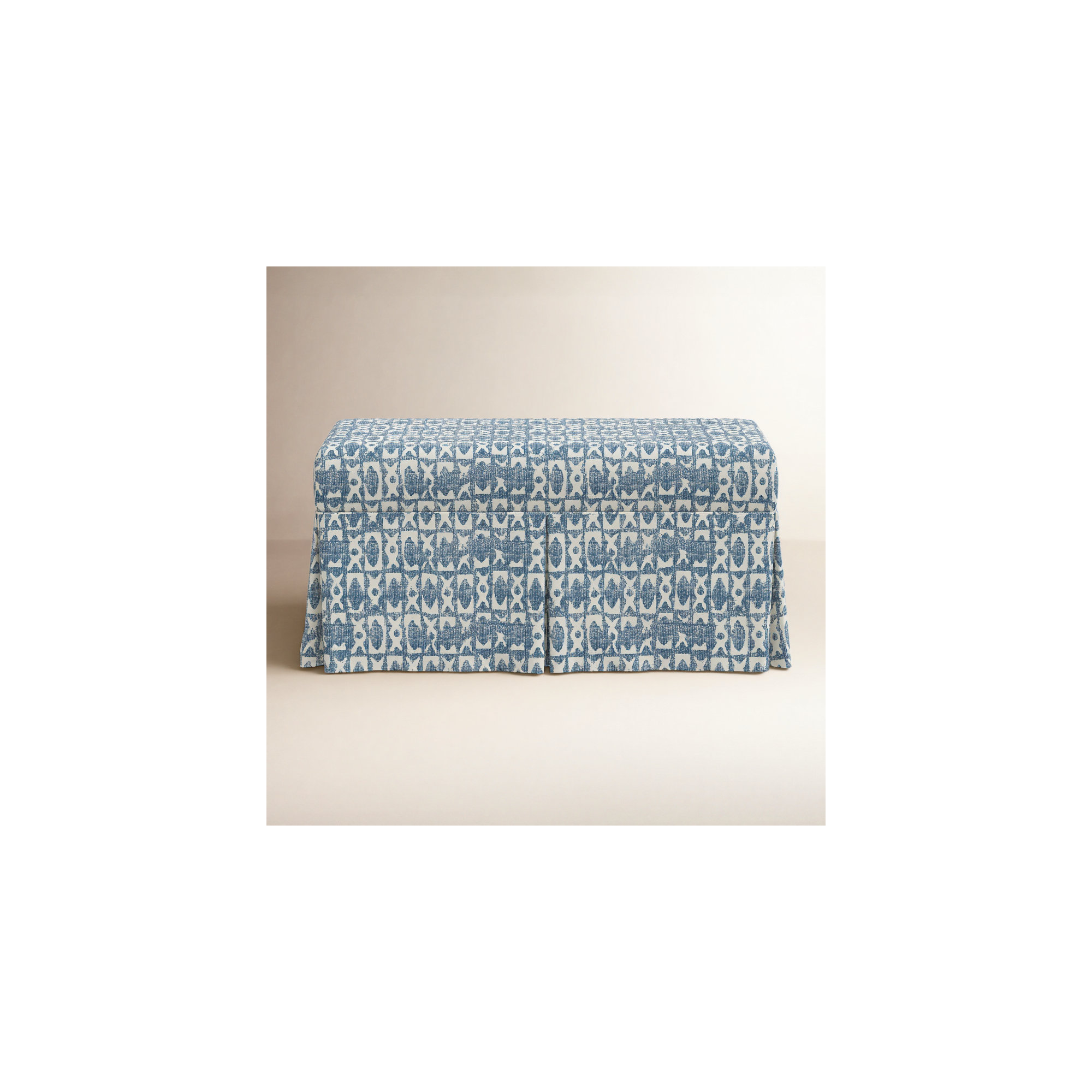 Wyatt Storage Bench, Blue