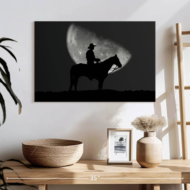Lelar Midnight Cowboy, 16" H x 24" W