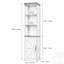 Grande armoire de rangement en bois avec 5 tablettes, idéale pour le salon et la chambre à coucher, bibliothèque extensible pour le bricolage-1974520218