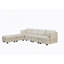 Canapé modulaire en U avec canapé-lit modulaire et siège de rangement