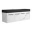 Meuble-lavabo mural 60 po avec lavabo double en résine épaisse-283821488
