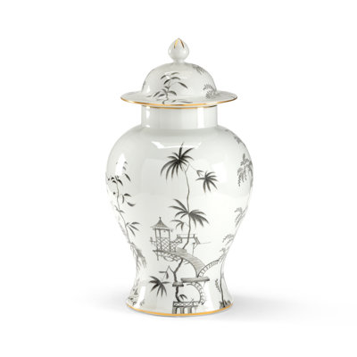 Chinoiserie Ceramic / Porcelain Jar