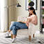 Fauteuil capitonné large de 25,9 po Dabne-136991822