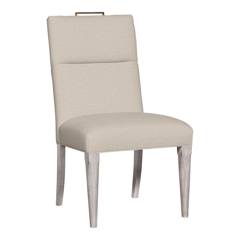 Brattle Road By Thom Filicia 20'' H Upholstered Side Chair, Dove Gray, Nadia Steam