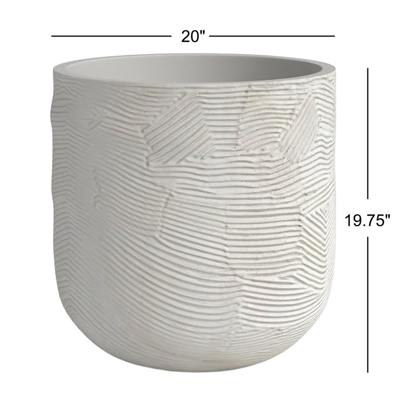 Pot à fleurs Atna, H 19,75 po x l 20 po x P 20 po