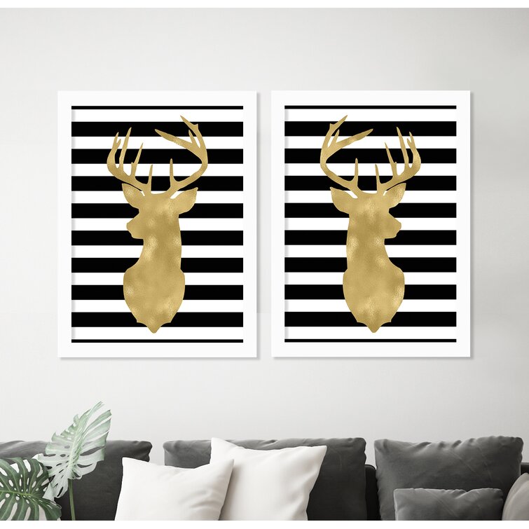 Deer Art Print Set