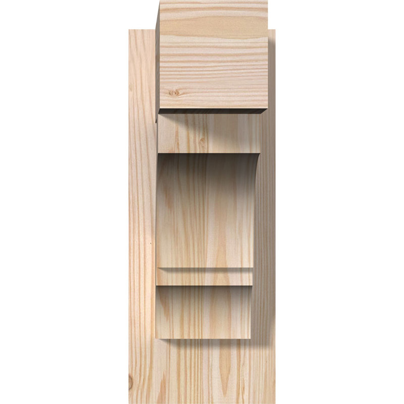 Bloc balboa rustique en bois rustique, P 14 po x H 14 po, Sapin Douglas de 8 po (sciage brut)