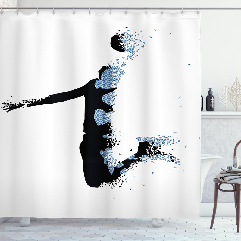 Ensemble de rideau de douche et crochets Teen Room, H 75 po x l 69 po
