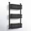 Étagère murale Mcduff en métal noir 23,4L x 5,5W x 38,6H