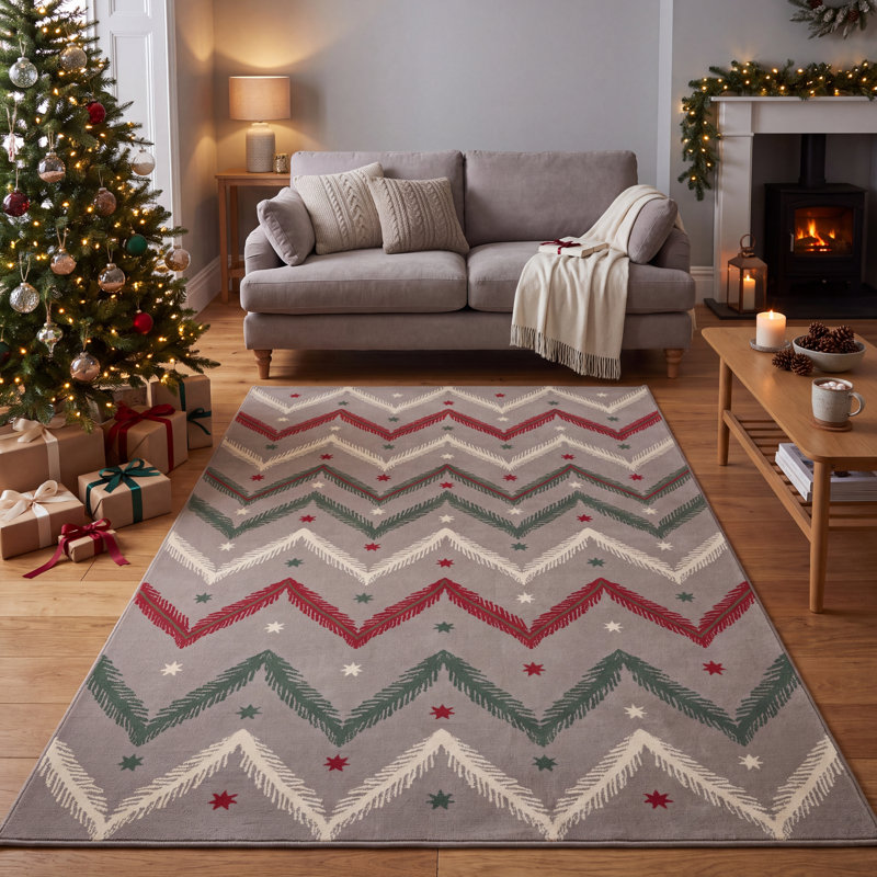 Tapis Southwold Christmas, Rectangle 9 pi 10 po x 13 pi 1 po