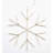 Lighted Birch Branch Snowflake Hanging Accent, White