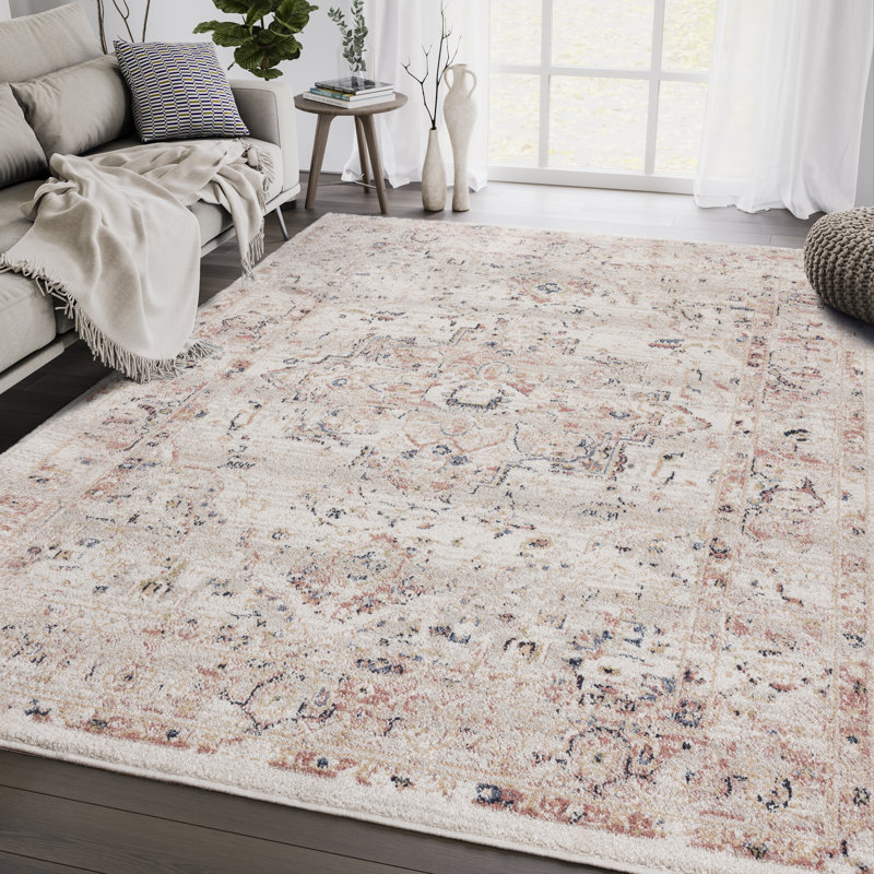 Slaboden Oriental Indoor Rug, Rectangle 6' x 9'