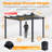 Aluminum Pergola with Canopy-86830660-87891112