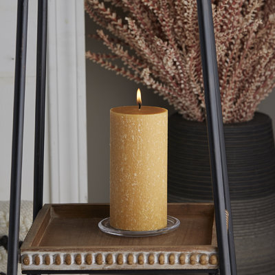 Bougie colonne non parfumée Timberline