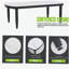 Table basse moderne d'extérieur Elegance Arc