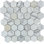 Polished Calacatta 2"x 2" Marble Honeycomb Mosaic Wall & Floor Tile
