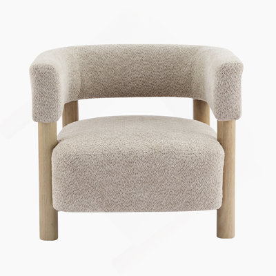 Fauteuil d'appoint rembourré Boucle