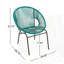Chaise d'extérieur en osier-1110901669