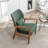 Leifer Upholstered Accent Chair with Ottoman-1534032581