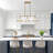 Nolia 3 - Light 34.5'' W Cone linear Kitchen Island Pendant UL Certified