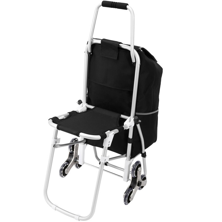 LUCKYREMORE 110 Lb. Capacity Foldable Utility Cart & Reviews