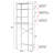 Agassiz Metal Adjustable Freestanding Over The Toilet Storage-576899107