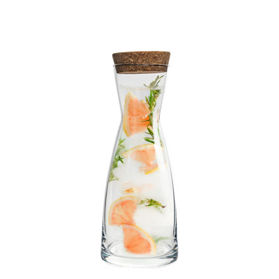 Ypsilon Glass Carafe with Cork Lid - 285ml