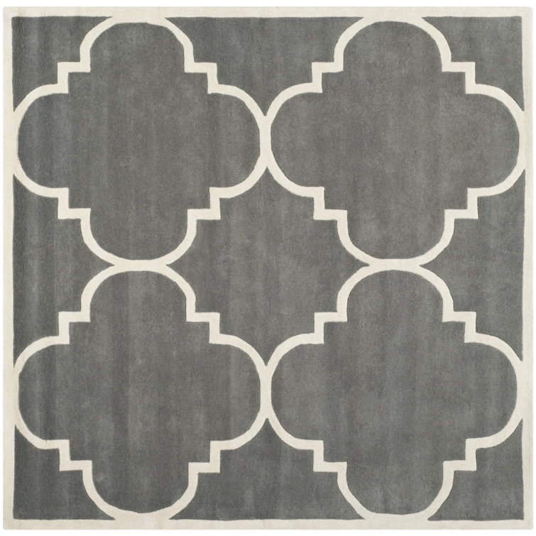 Carolene Hand Tufted Wool Geometric Rug