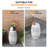 White Round Outdoor End Table