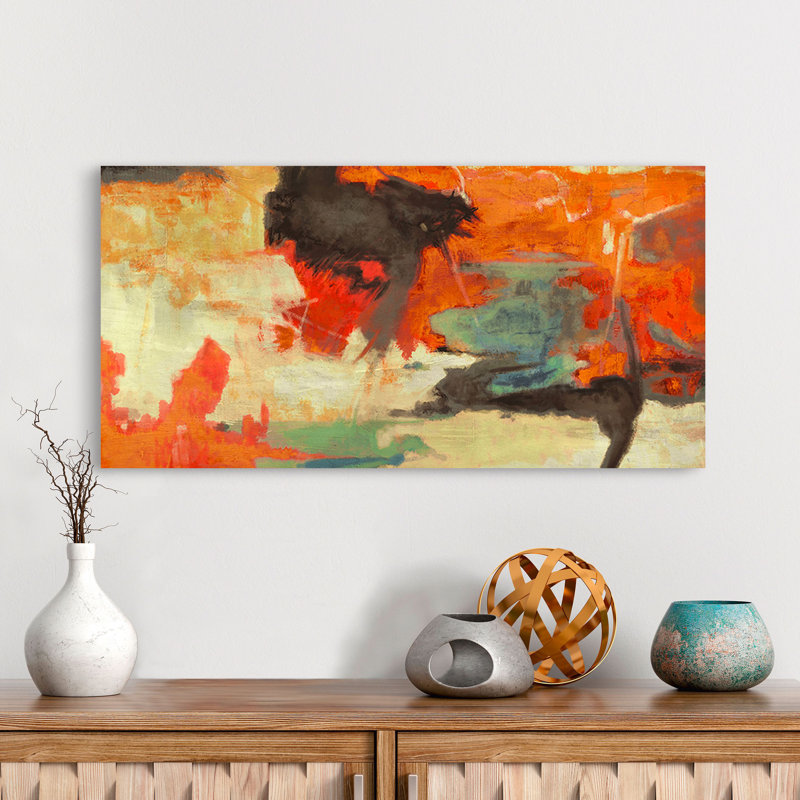 Indian Summer by Jim Stone - Wrapped Canvas Painting, 50cm H x 100cm W x 4cm D