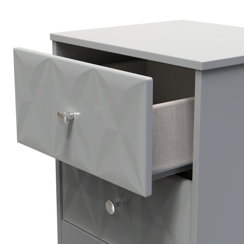 San Jose Bedside Table, Dusk Grey