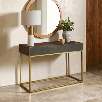 Jamesville 120cm Solid Wood Top Console Table