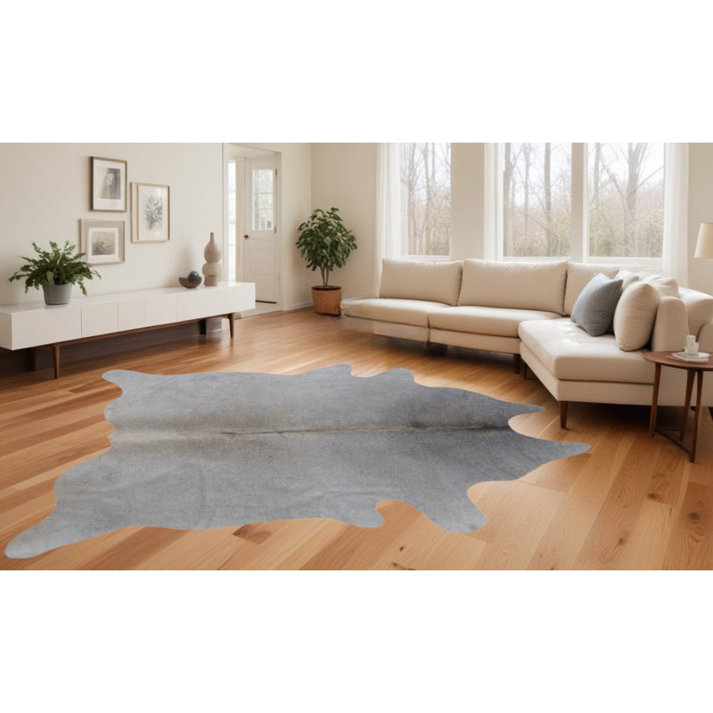 Tapis gris / beige Barlett, Nouveauté 6 pi x 7 pi