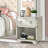 Grey 1-Drawer Nightstand