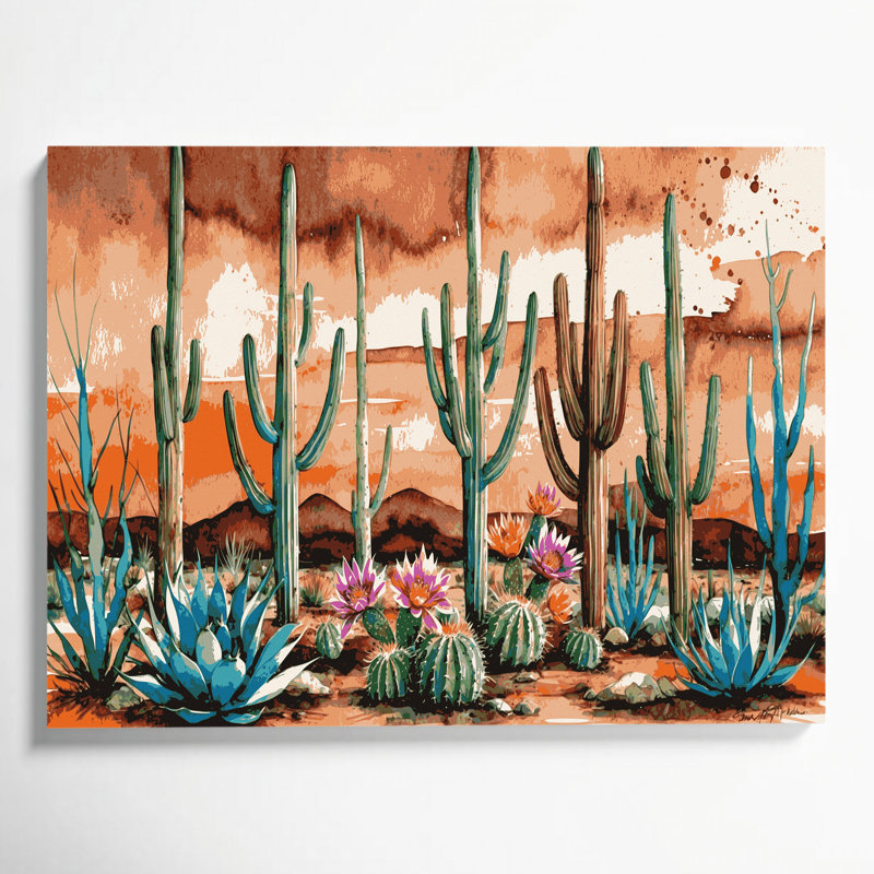 Art mural sur toile 100 "beige", H 11 po x l 14 po