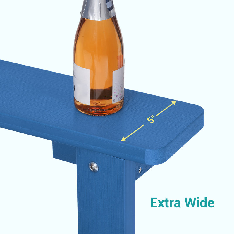Chaise en plastique Adirondack, Bleu marine