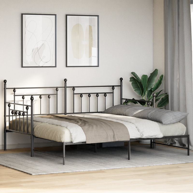 Daybed Frame Steel, 100 x 200cm, Black