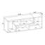 White Convertible Bookcase And Tv Holder - Versatile Geometric Concept, & Particle Board Desk Ample Storage,