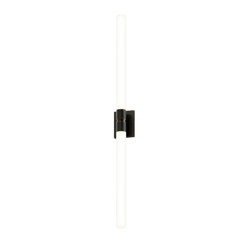 Scepter Dimmable LED Bath Bar, Black Brass, 2700