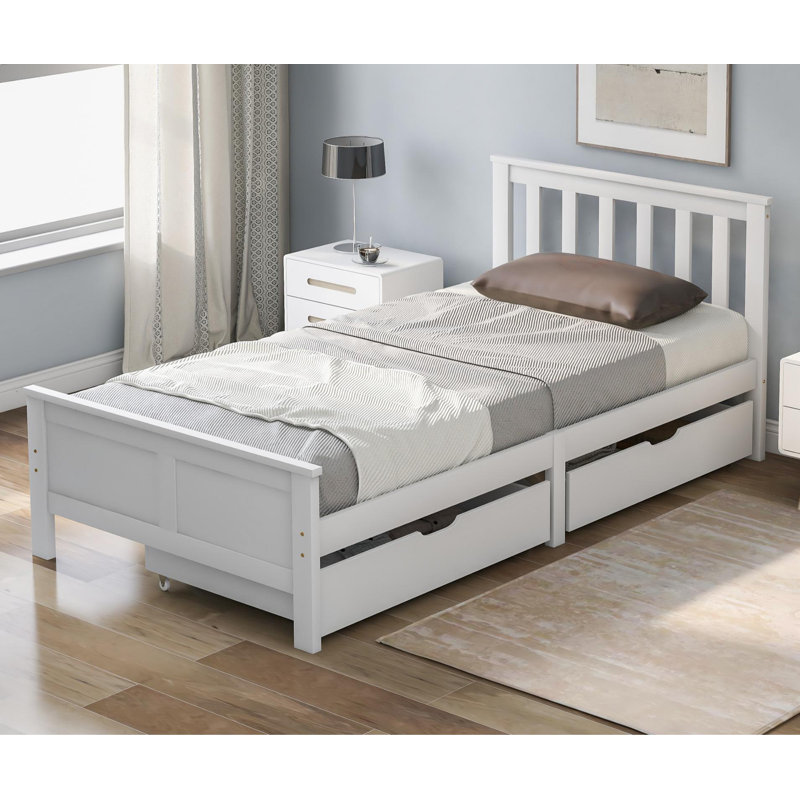 Boadle Double Bed Frame, (90 x 190 cm)