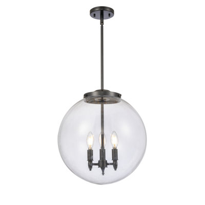 Luminaire suspendu sphère 3 lumières Frederick