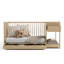 Lit de bébé convertible 5 en 1 avec tiroir Teddi-111233918